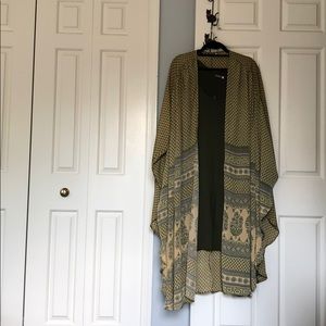 Women’s dress with hippie style top